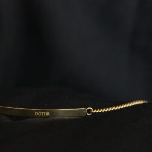 Dóttir armband Gull
