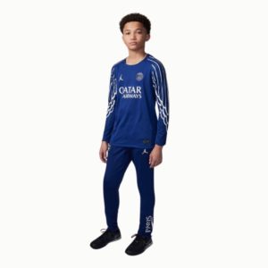 Nike PSG Æfingabuxur Bláar Barna