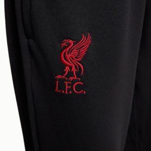 Liverpool Nike Æfingabuxur Svartar Barna