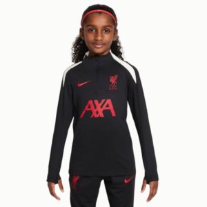 Nike Liverpool Æfingapeysa Barna Svört