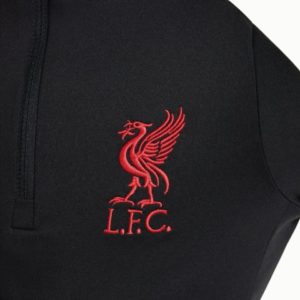 Nike Liverpool Æfingapeysa Barna Svört