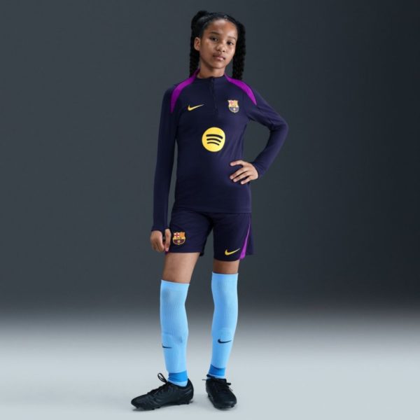 Nike Strike Barcelona Æfingapeysa Barna Hálfrennd - Image 2